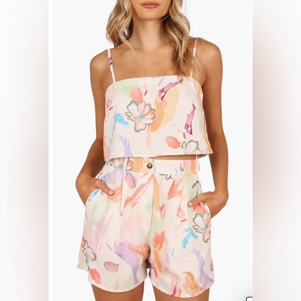 Nordstrom Multicolor Floral Two-Piece Set (Still in bag)
